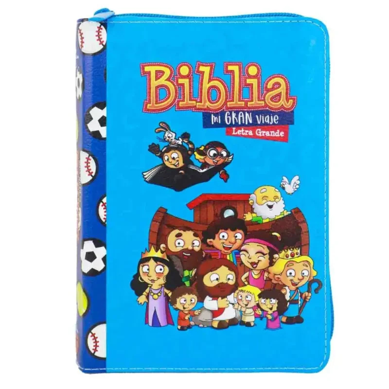 Biblia Mi gran viaje RVR - Azul