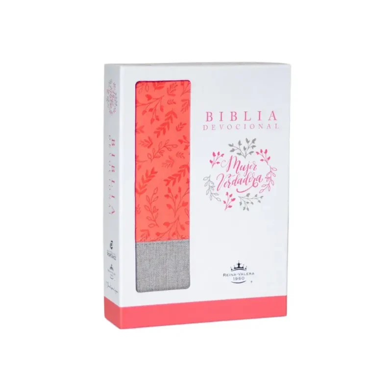 Biblia Mujer Verdadera RVR - Piel coral