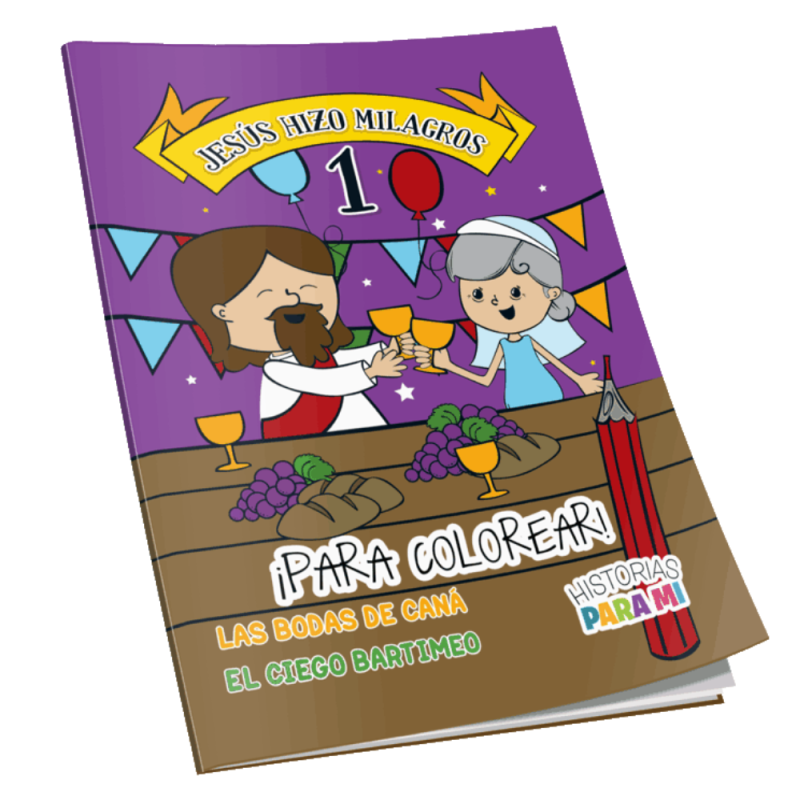 Jesús hizo milagros - para colorear