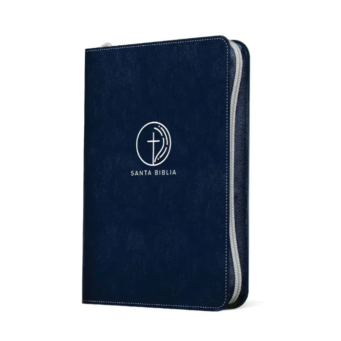 Biblia NTV con referencias y cierre - Azul