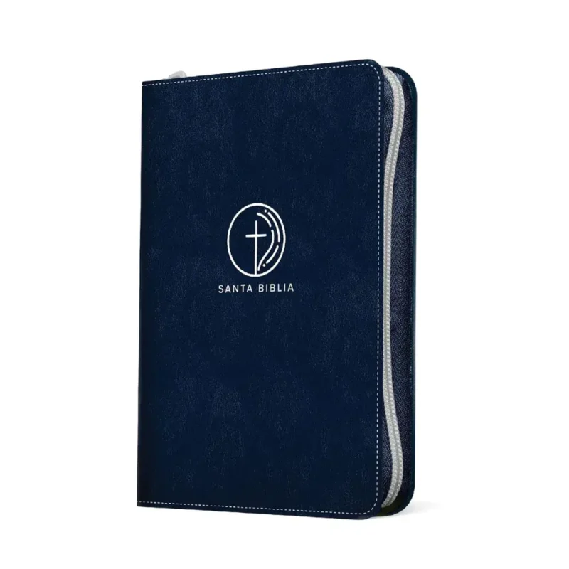 Biblia NTV con referencias y cierre - Azul