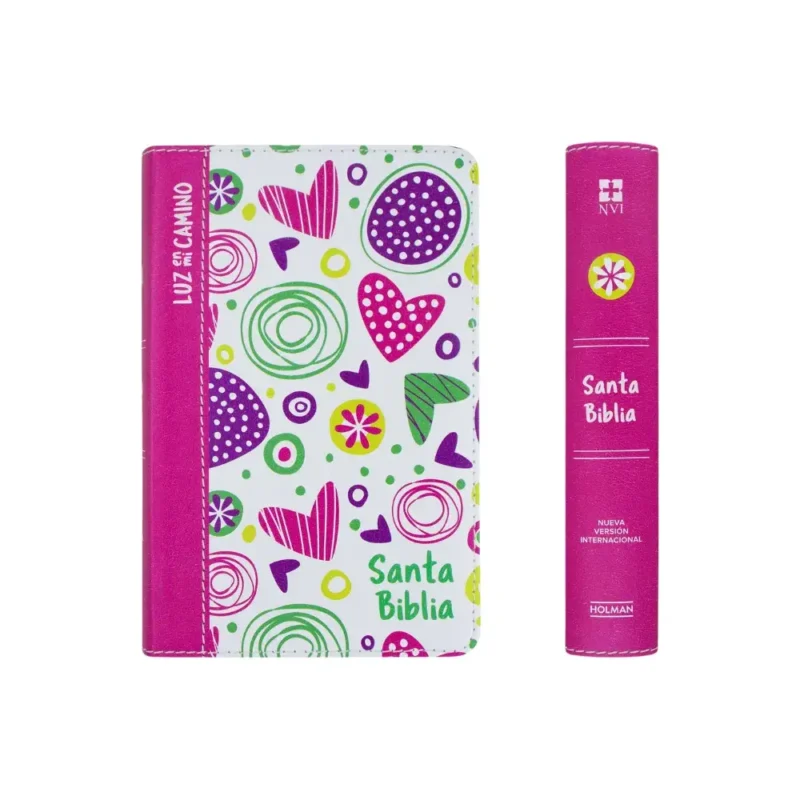 Biblia NVI - Corazones multicolor