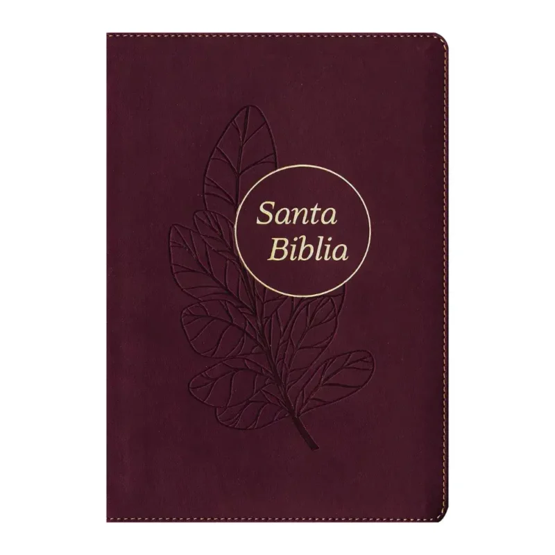 Biblia RVR Letra compacta - Diseño ciruela