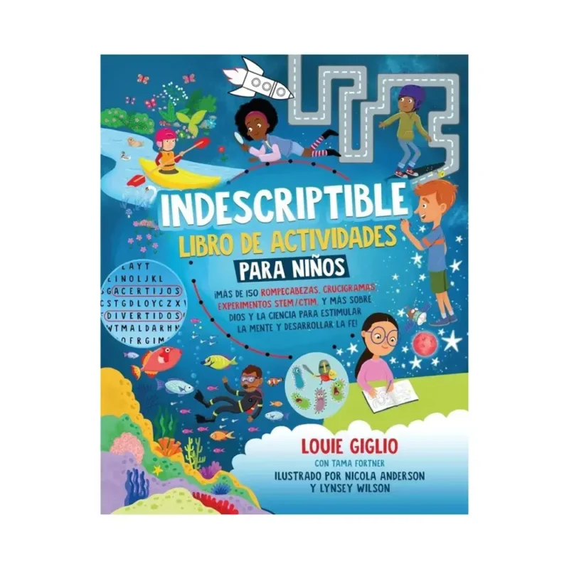 Indescriptible, libro de actividades para niños