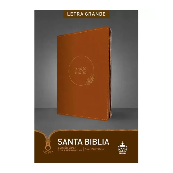 Biblia RVR letra grande - Sentipiel Marrón - Imagen 2
