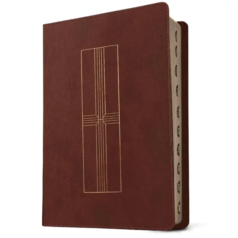 Biblia NTV Ultrafina con Índice - Café Simil Piel