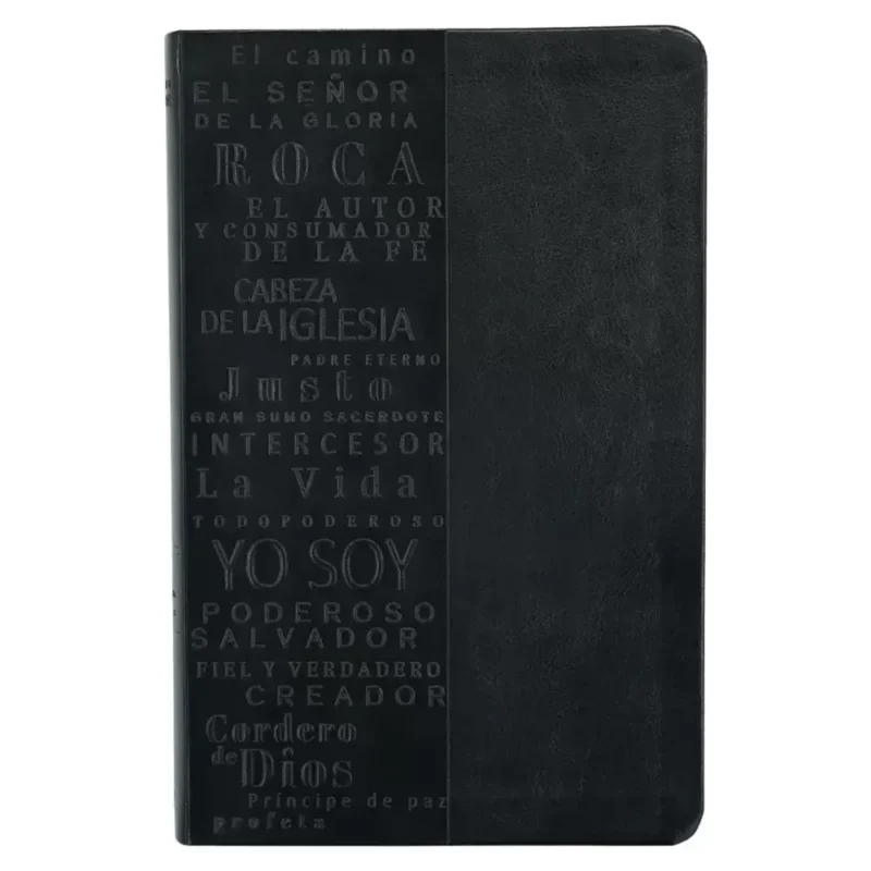Biblia RVR Nombres de Dios - Imitación piel negra