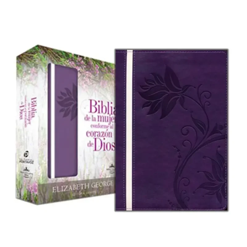 Biblia La mujer conforme al corazón de Dios Rvr - Morado