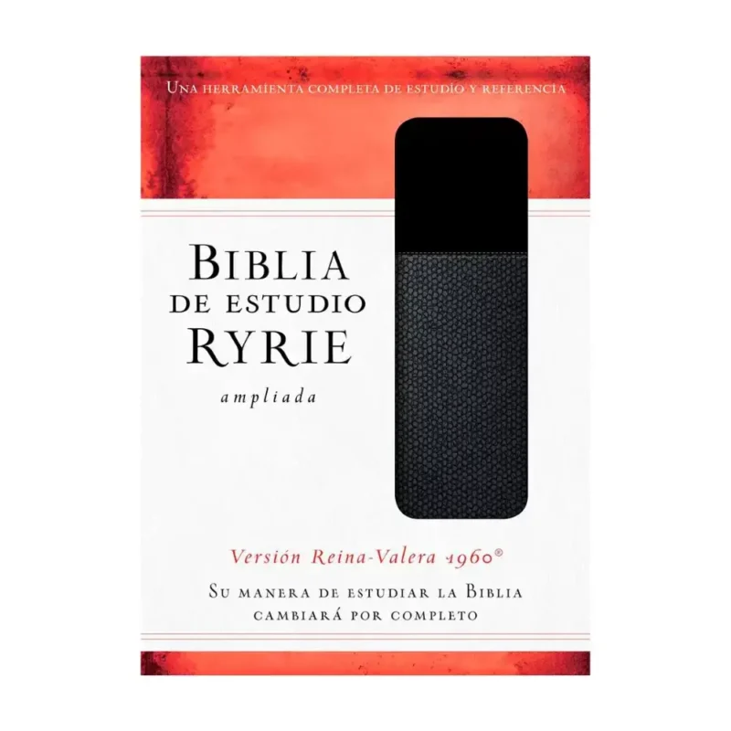 Biblia de Estudio Ryrie Ampliada – Rvr 1960 – Tapa Piel Negro