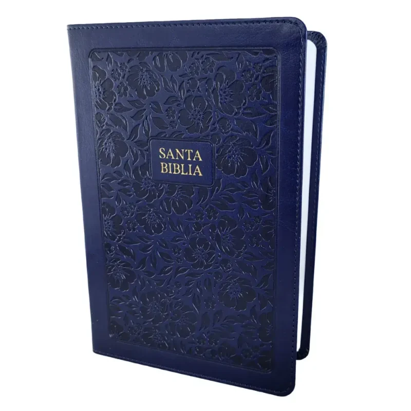 Biblia Letra Grande RVR 1960 Tamaño Manual – Azul Marino