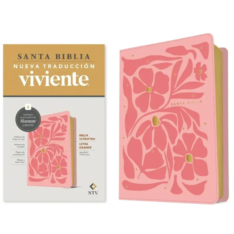 Biblia Letra Grande Ultrafina NTV – Rosa