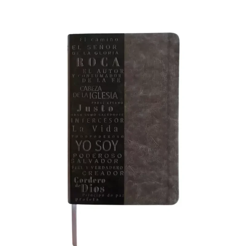 Biblia RVR Nombres de Dios - Imitación piel Gris