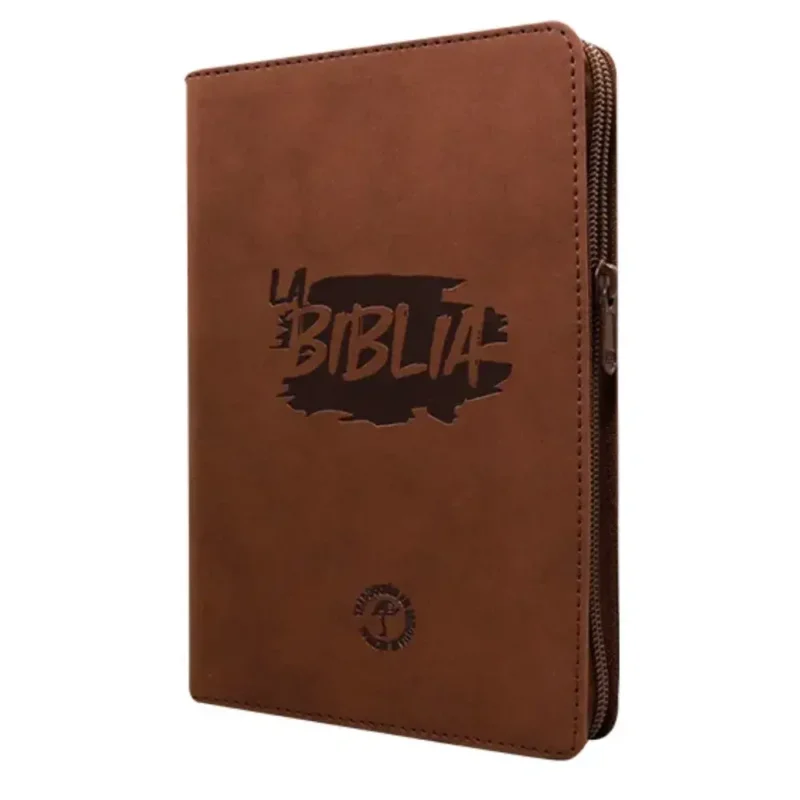 Biblia TLA, con cierre - color Marrón